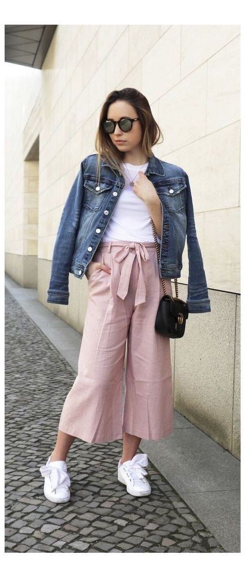Culottes Outfit Ideas, Something Cool (Stereo): Atuendo Culotte  