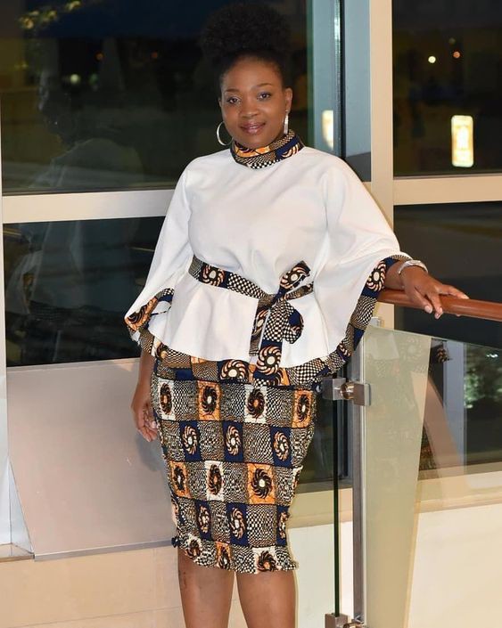 Diseños de vestidos peplum africanos, vestido africano: Fotografía de moda,  vestidos africanos,  Vestidos Kitenge  