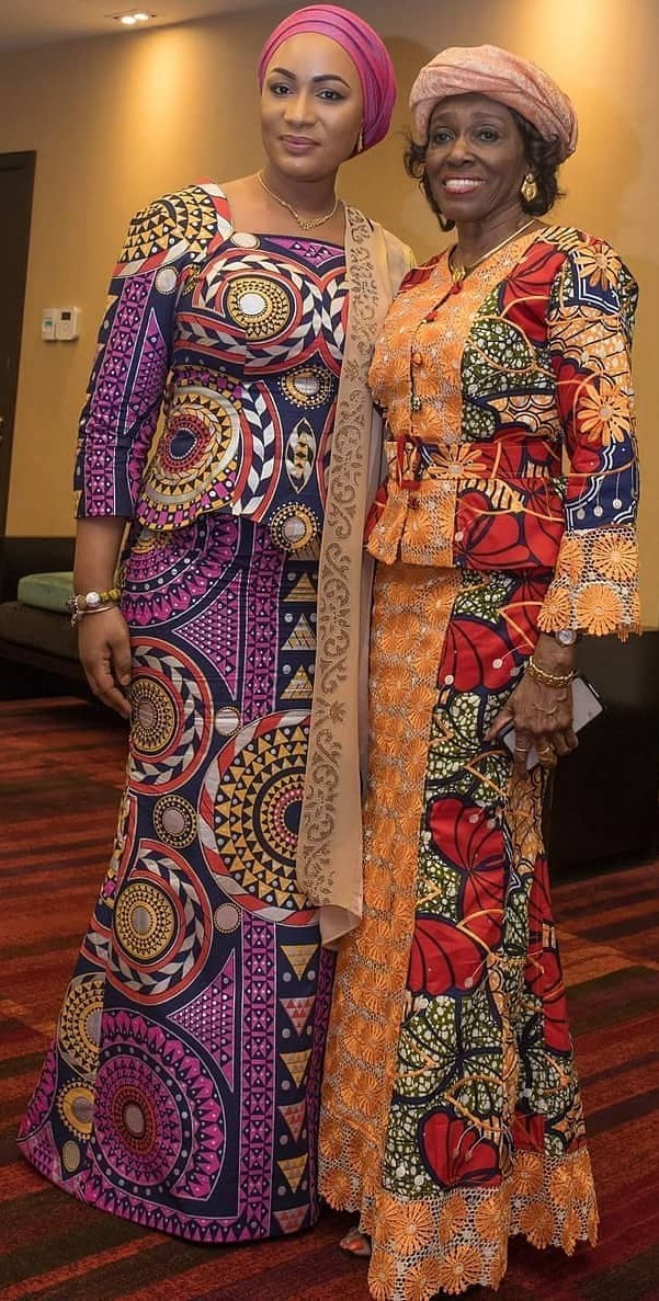 Admirable samira bawumia vestidos, estampados de cera africana: vestidos africanos,  Estilos Kaba,  samira bawumia,  Vicepresidente,  Mahamudu Bawumia  