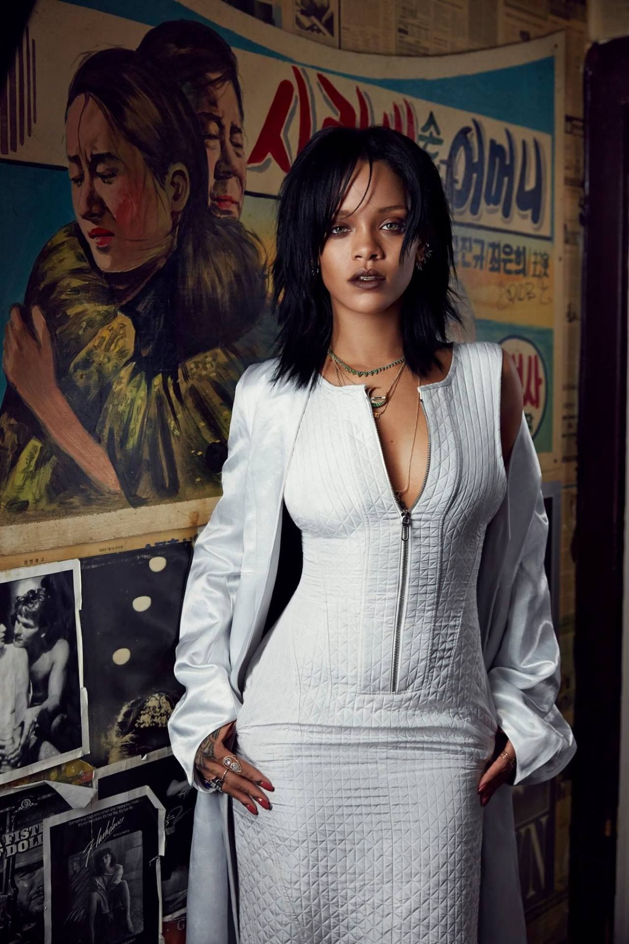 Rihanna w revista corea, Corea del Sur: Sesión de fotos,  estilo rihanna  