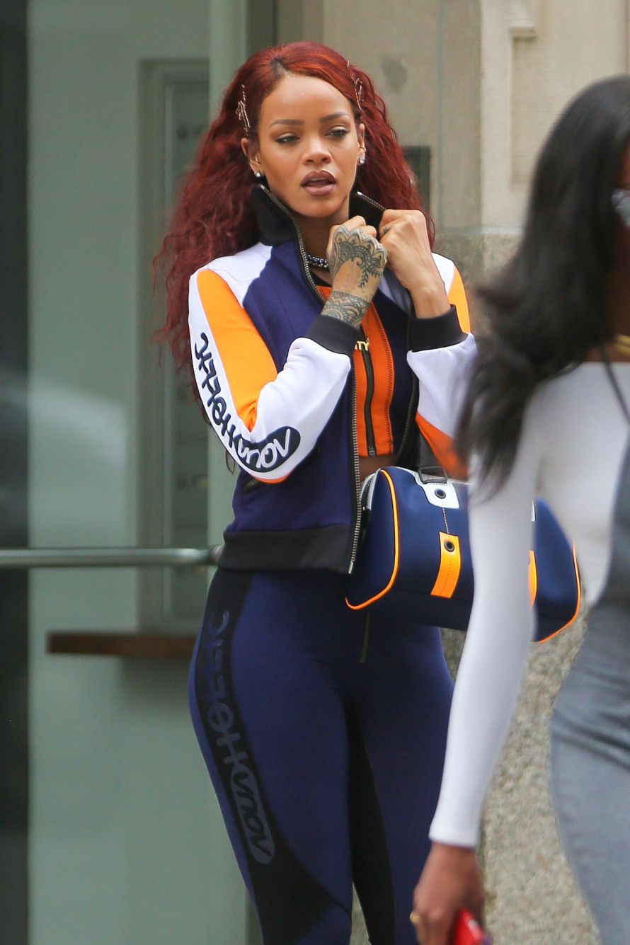 Ideas femeninas y lindas para el cabello naranja de Rihanna, Nueva York: Nueva York,  cabello rojo,  estilo rihanna  