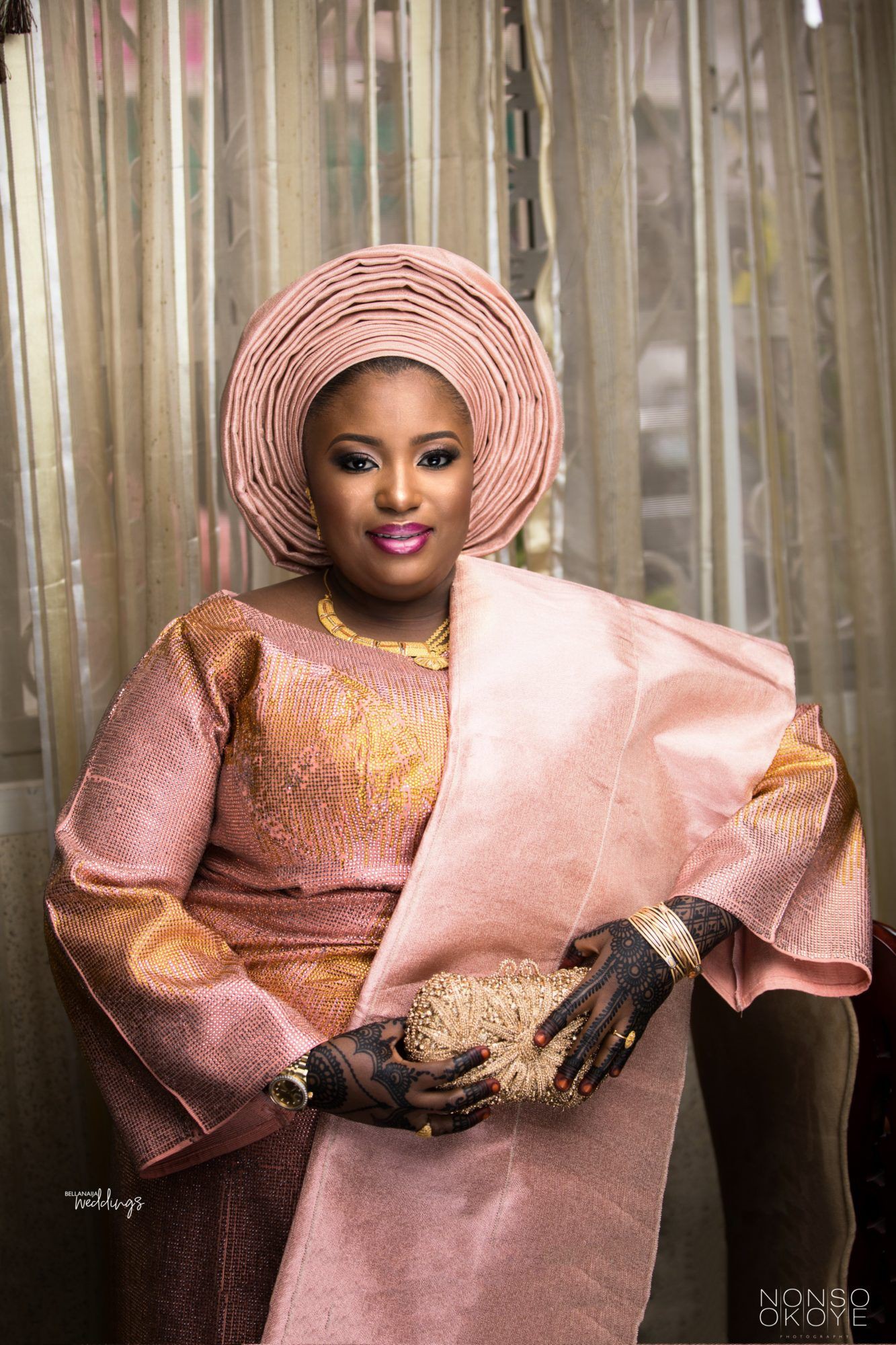 Vestidos nigerianos para novias nigerianas, Aso ebi: camarones asos,  vestidos nigerianos  