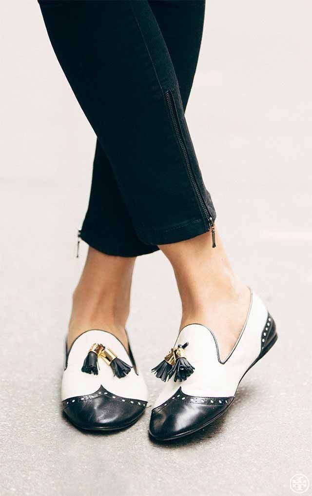 Últimas tendencias de moda - mocassins femme chic, Tory Burch LLC: Zapato de tacón alto,  Piso de ballet,  zapato derby,  Accesorio de moda,  Trajes De Zapatos Planos  