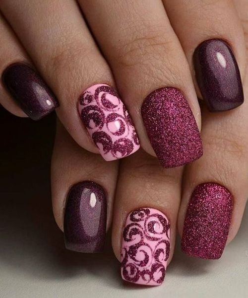 Borgoña Nails, Nail art y Artificial nails: Esmalte de uñas,  Arte de uñas,  Uñas postizas,  clavo cheurón  