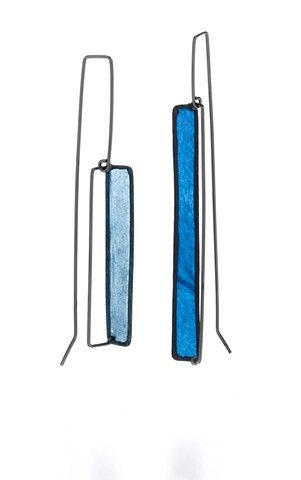 Me encantan estos geniales azul cobalto, Diseño de producto: Azul cobalto,  Pendientes  