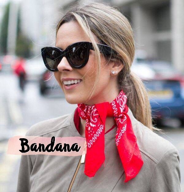 Traje de bandana simple para mujer: Accesorio de moda,  Traje De Pañuelo Niñas  