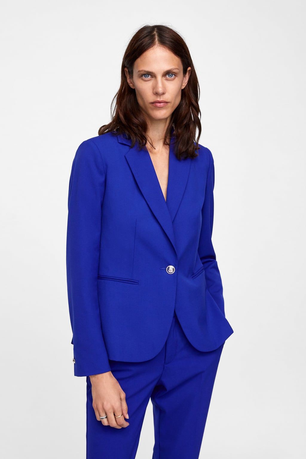 Traje de trabajo bonprix azul cobalto adicto a la moda: azul real,  Azul cobalto,  traje de chaqueta,  Chaqueta de traje,  Atuendos Informales  