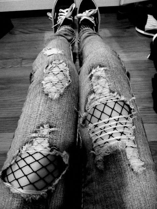 Traje de Baddie de diamantes de imitación de red de moda para niñas: Traje de polainas de rejilla,  Leggings de rejilla debajo de los jeans  