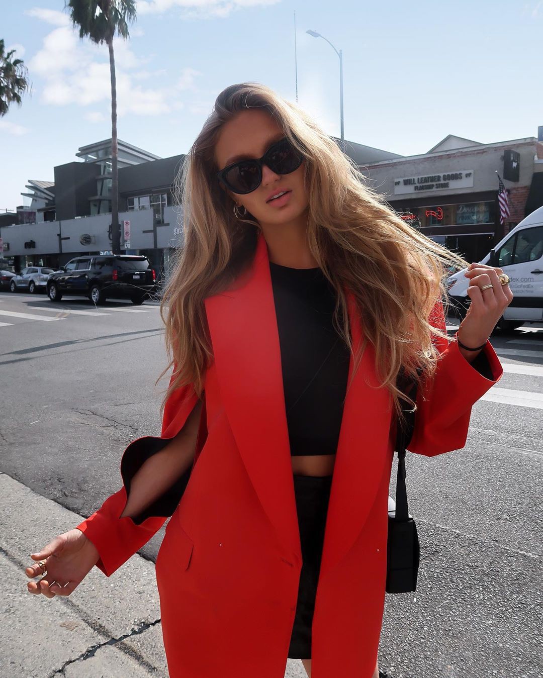 Romee Strijd blazer color outfit, debes probar, fotografía de modelo, pelos rubios: chicas de instagram  