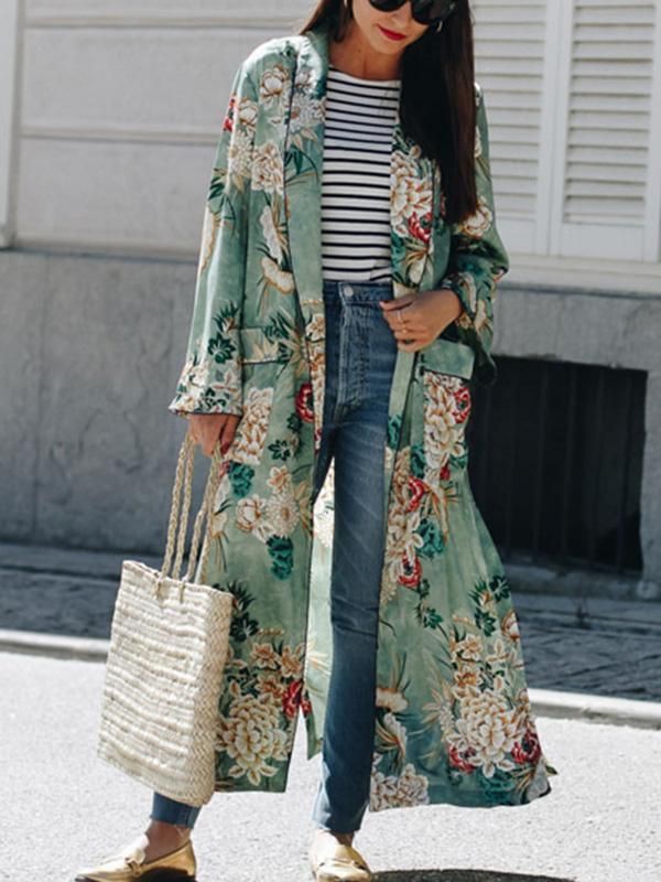 Gabardina de vestir Clarissa Archer, combinación de colores de abrigo: gabardina,  Ideas de atuendos de kimono,  Saco  