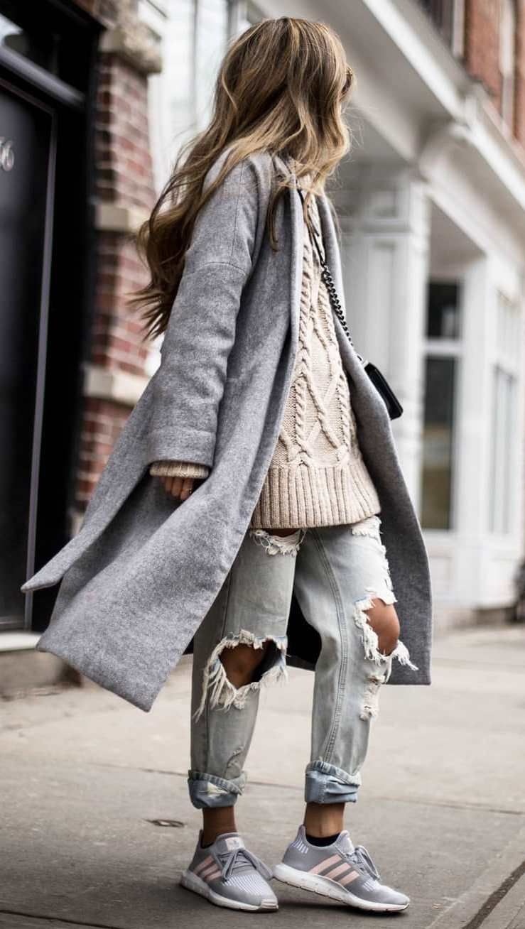 Outfit instagram con abrigo, jeans, abrigo: Atuendos Informales,  Alta costura,  Estilo callejero  