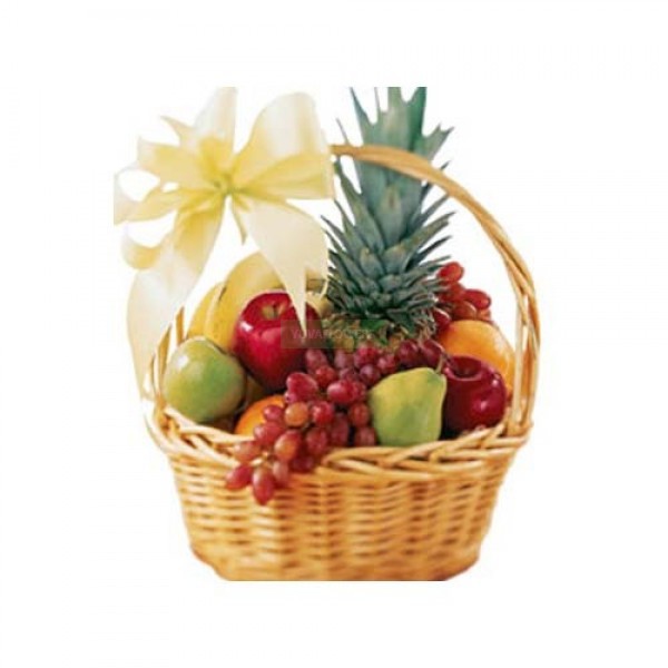 Atractiva Canasta Frutas Frescas: 