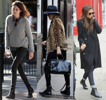 Botas estilo chelsea para mujer hasta la rodilla, moda callejera