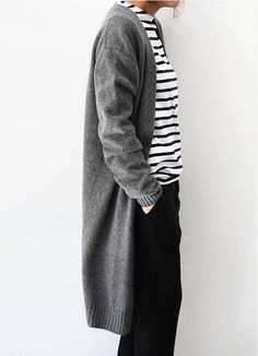 Ideas de vestidos con chaleco de suéter, pantalones, abrigo.: Moda minimalista,  Trajes de viaje  