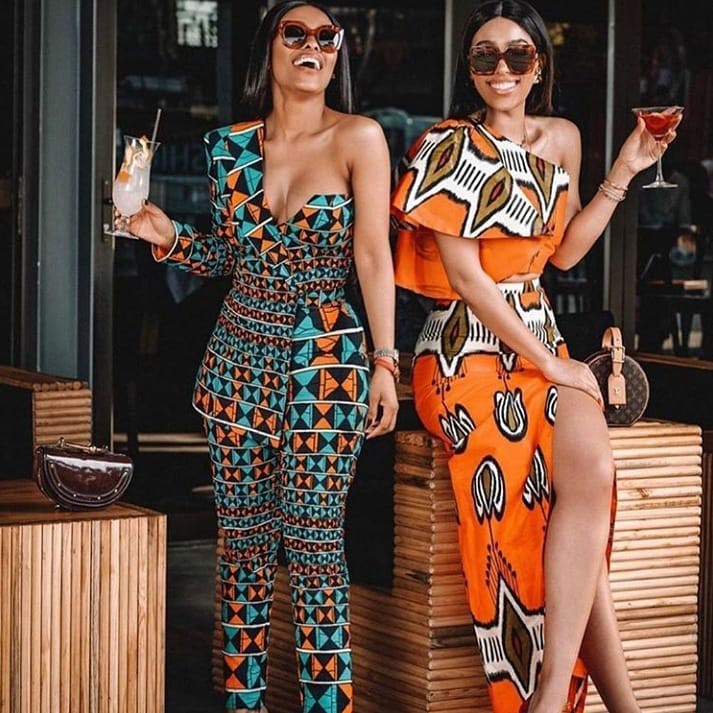 Impresionante diseño de vestuario impreso para damas: moda africana,  Vestidos Ankara,  ropa africana,  Atuendos Ankara,  Atuendo Africano  