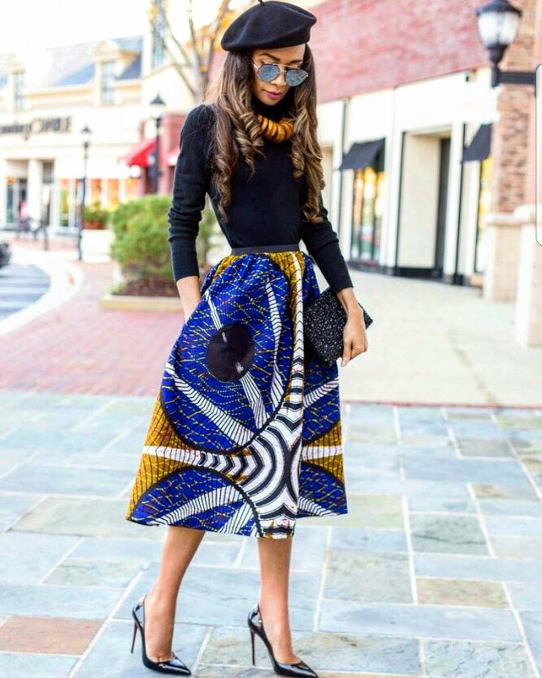 Diseño de vestuario afroamericano caliente para niñas negras: Vestidos Ankara,  Moda de Ankara,  Atuendos Ankara,  Atuendo Africano,  Vestido Estampado  