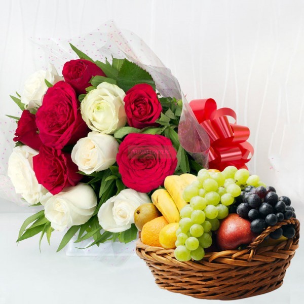 rosas y frutas: 