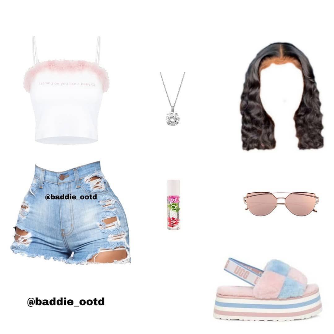 Funkette azul claro y rosa uggz <3: 