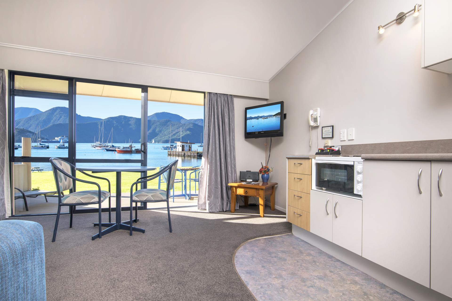 Ofreciendo alojamiento en Picton en Nueva Zelanda