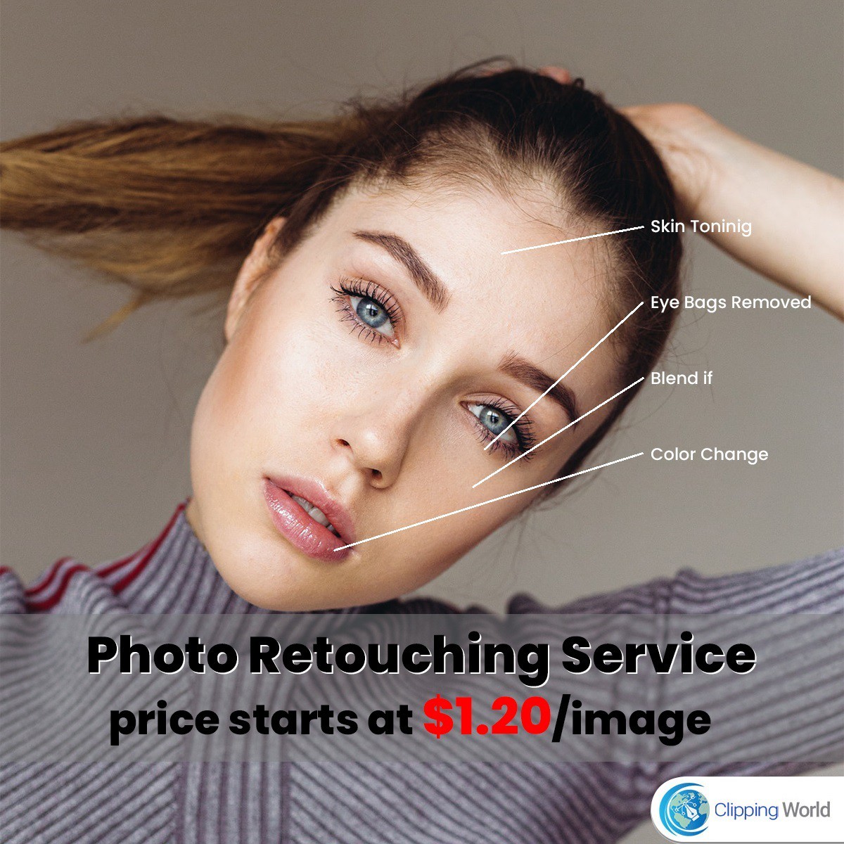 Servicios de retoque fotográfico: 