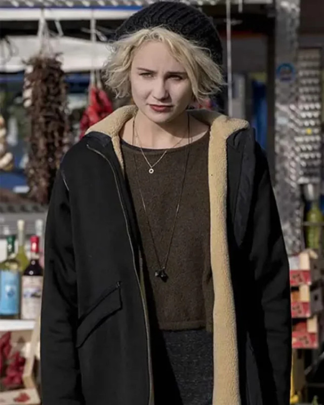 Sense8 Tuppence Middleton chaqueta negra con capucha: 